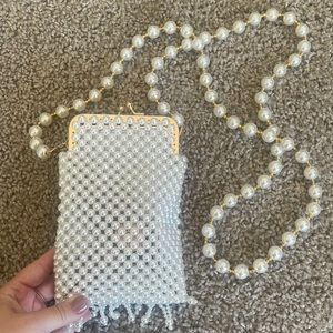 Pearl Beaded Purse